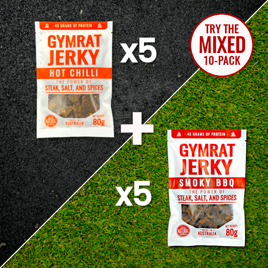 Gymrat Jerky: Hot Chilli (80G) *NEW*