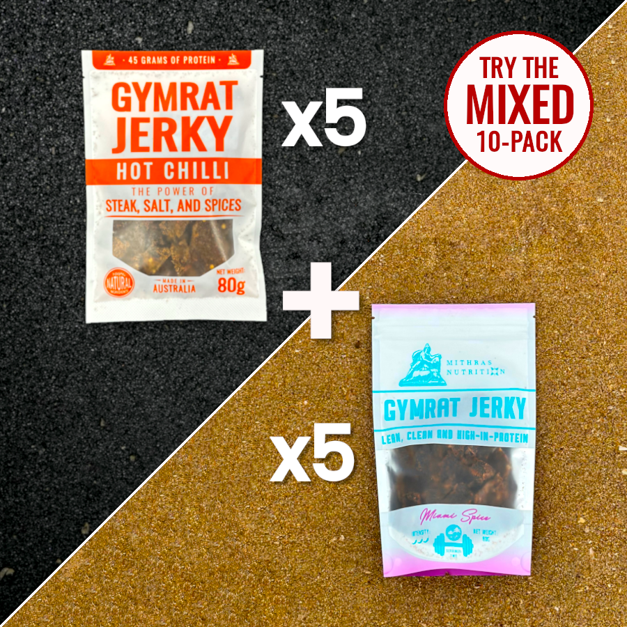 Gymrat Jerky: Hot Chilli (80G) *NEW*