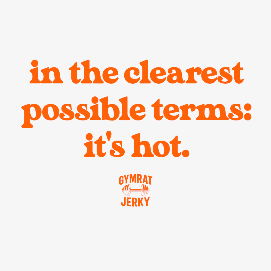 Gymrat Jerky: Hot Chilli (80G) *NEW*