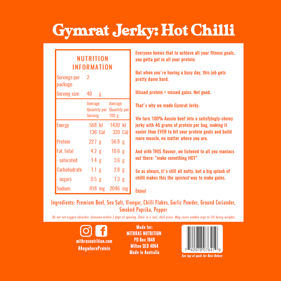 Gymrat Jerky: Variety Pack