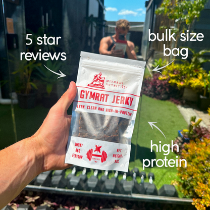 Picture of Gymrat Jerky high protein beef jerky Australia