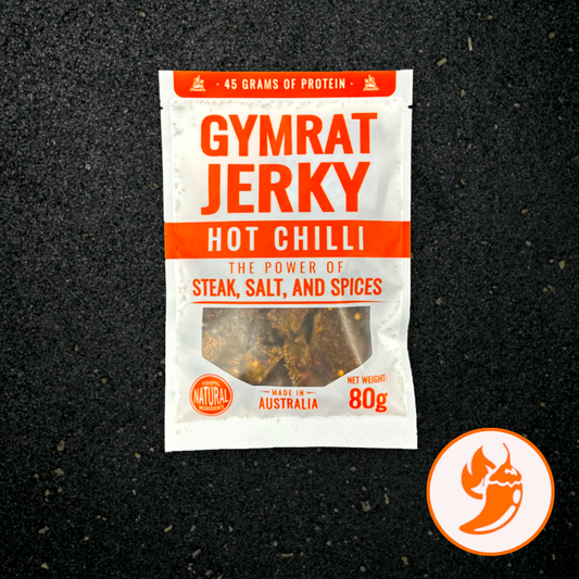 Gymrat Jerky: Hot Chilli (80G) *NEW*