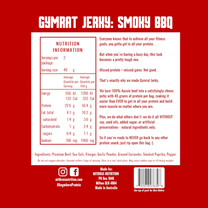 Gymrat Jerky: Variety Pack