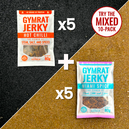 Gymrat Jerky: Hot Chilli (80G)