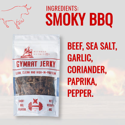 Gymrat Jerky: Smoky BBQ (80G)