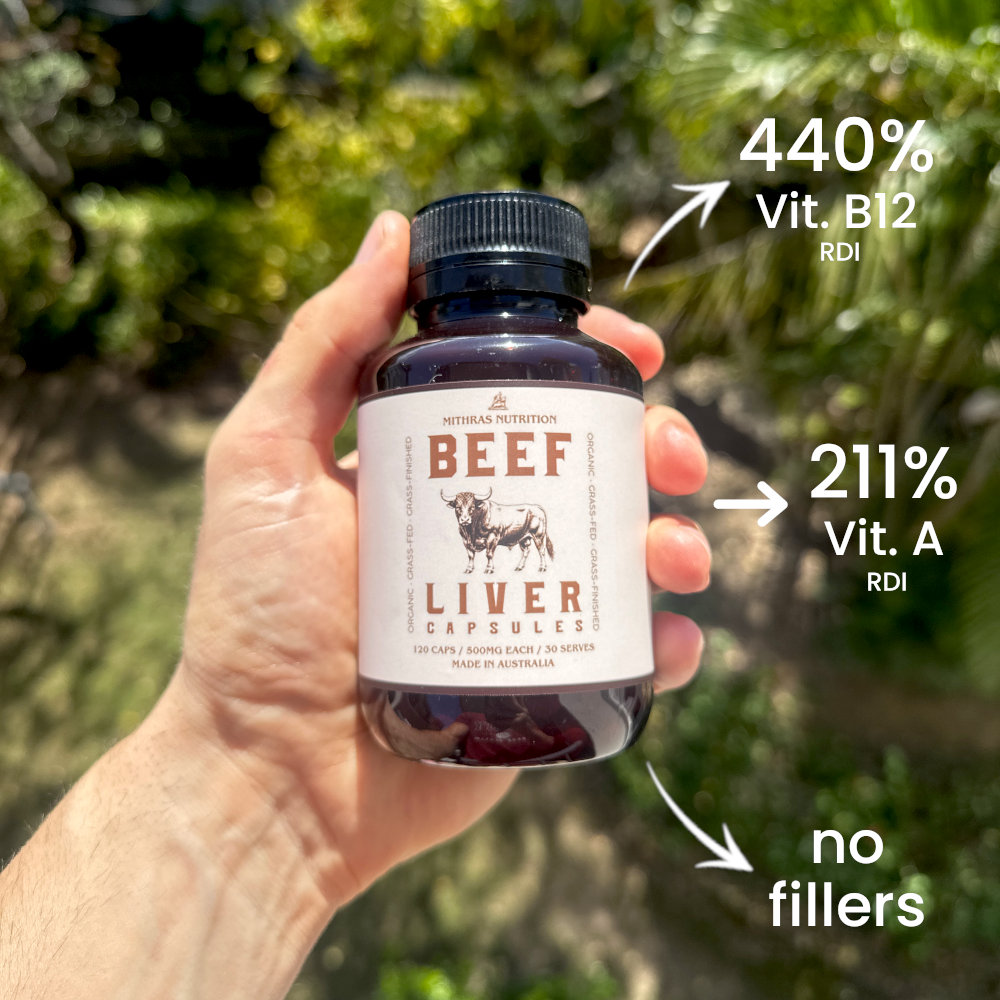 Organic Beef Liver Caps *NEW*